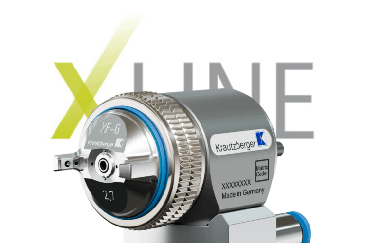 Automatyczny pistolet natryskowy dla mediów ekstremalnie ściernych